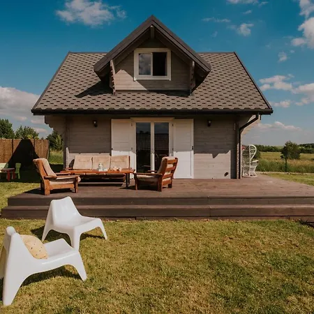 Letniskowy K. Gizycka Деревянный коттедж Kleszczewo (Gizycko)