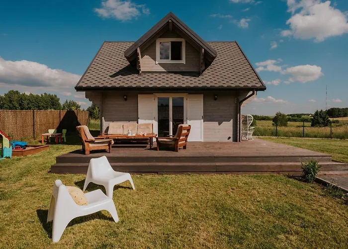 Letniskowy K. Gizycka Деревянный коттедж Kleszczewo (Gizycko)